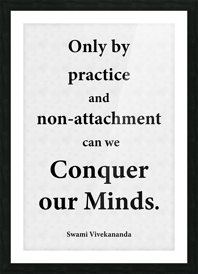 Only By Practice Picture Frame print