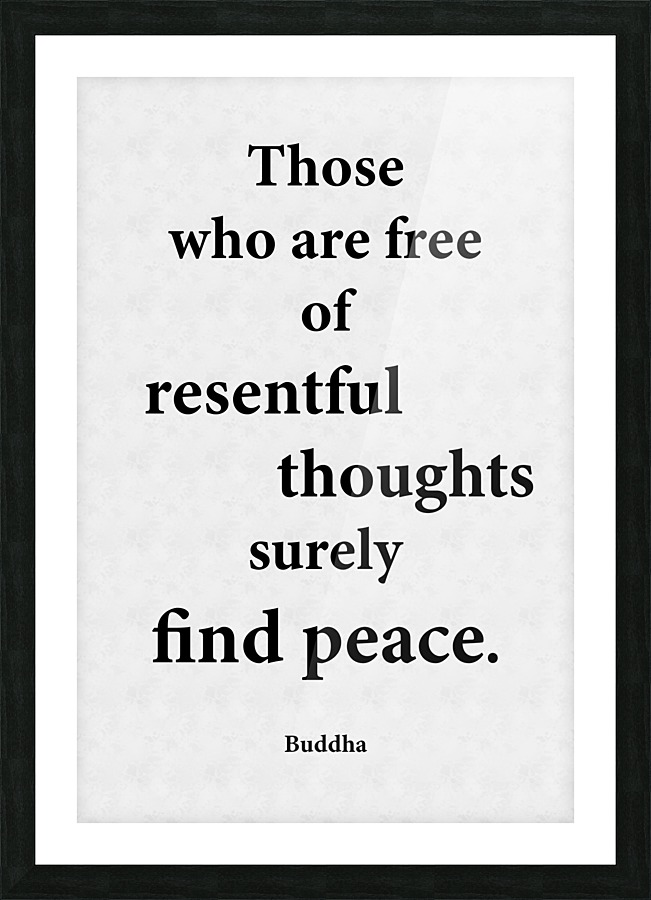 Resentful Thoughts Picture Frame print
