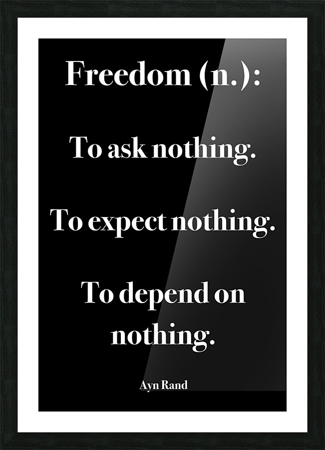 Freedom Defined 2 Picture Frame print