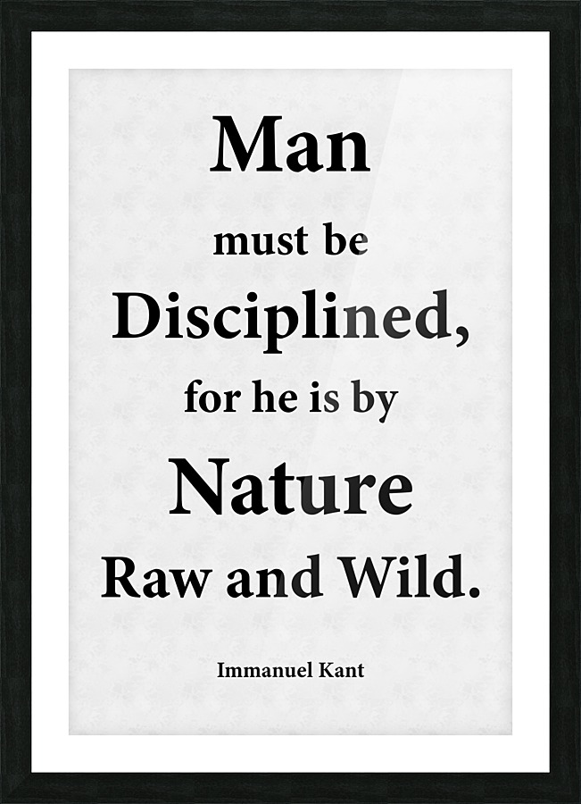 Man Must Be Picture Frame print