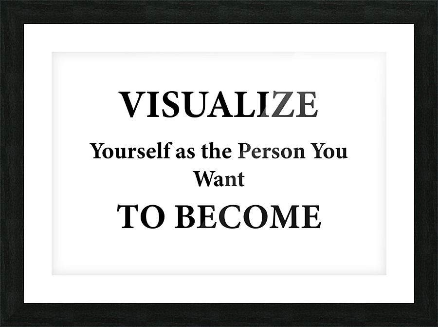 VISUALIZE Picture Frame print