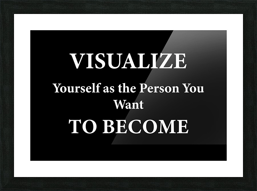 VISUALIZE 2 Picture Frame print