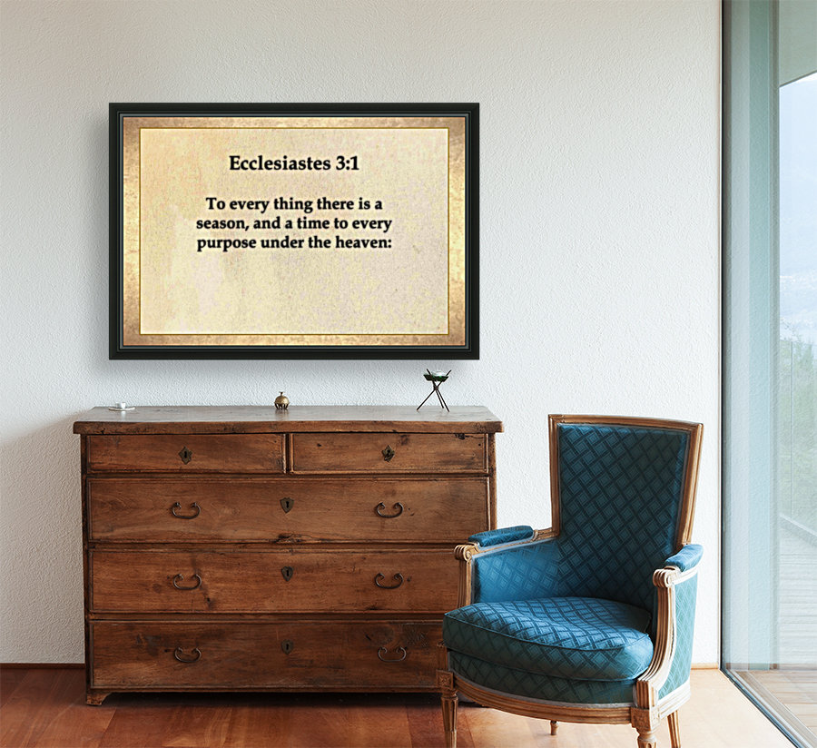 Ecclesiastes 3 1 Reproduction