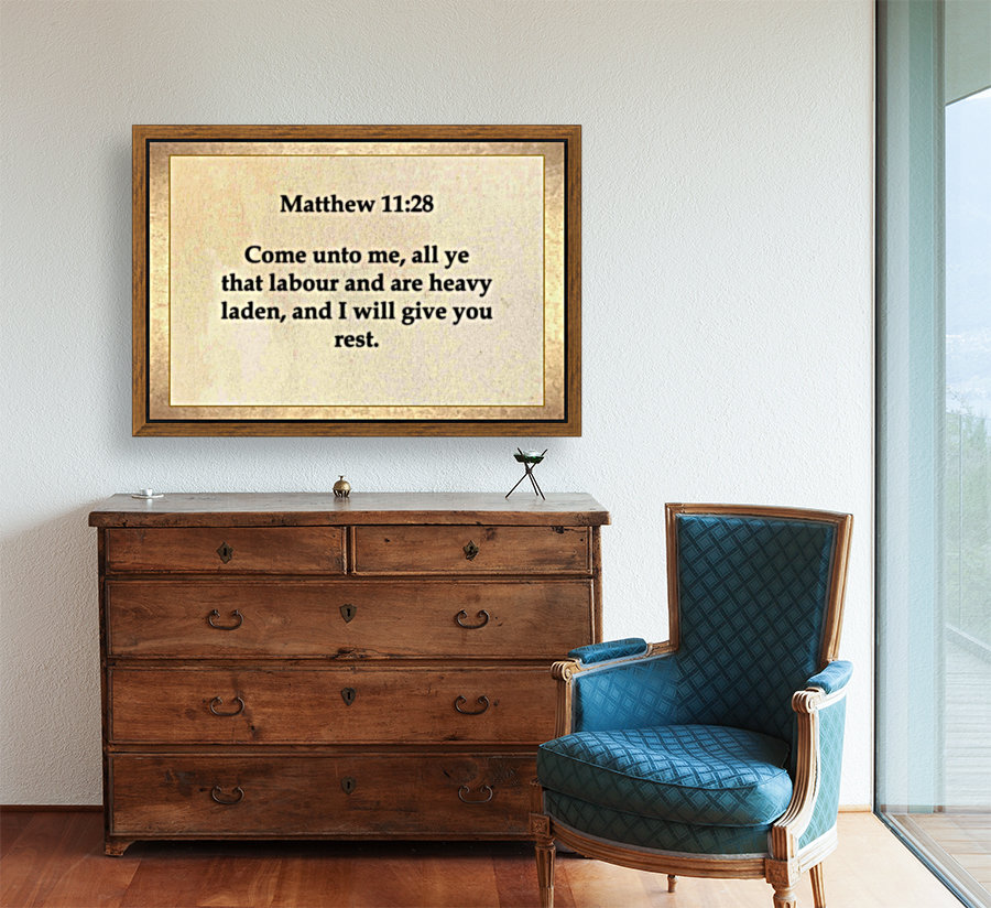 Matthew 11 28 Reproduction