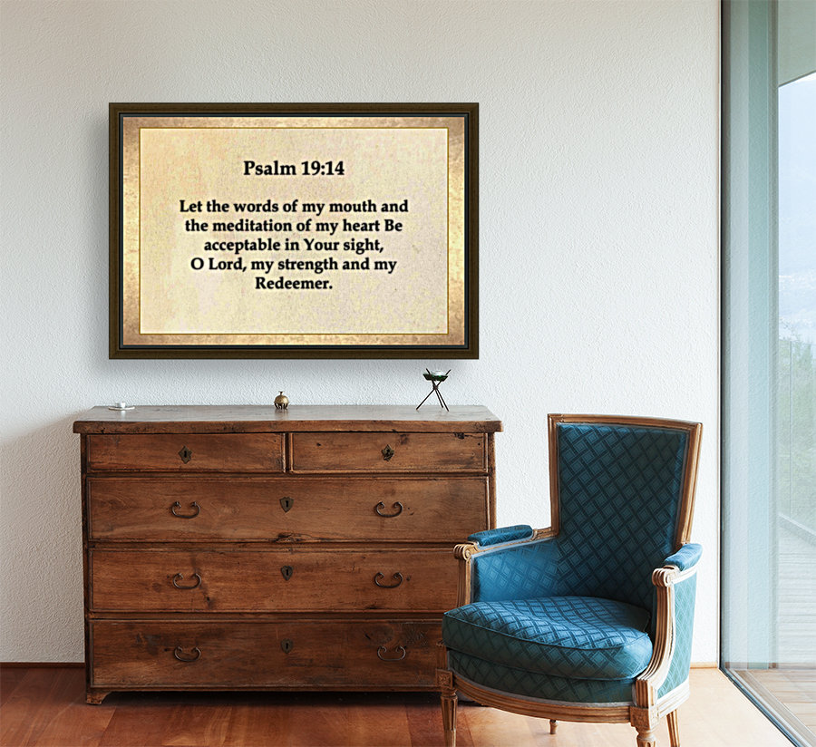 Psalm 19 14 Reproduction