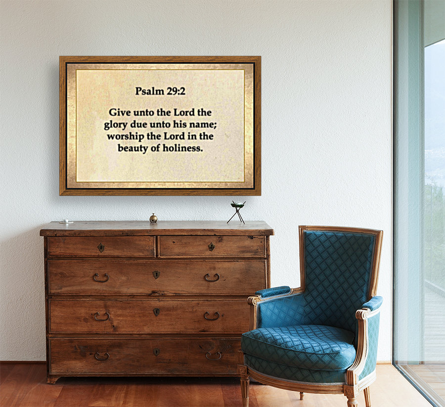 Psalm 29 2 Reproduction