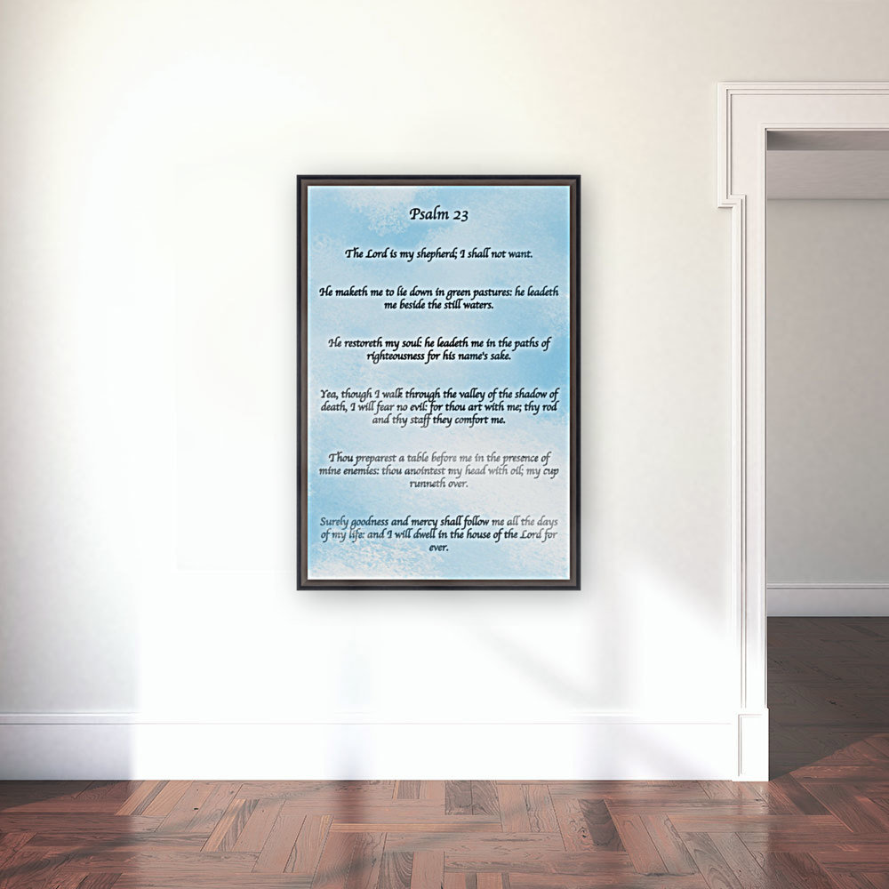 Psalm 23 Clouds Reproduction