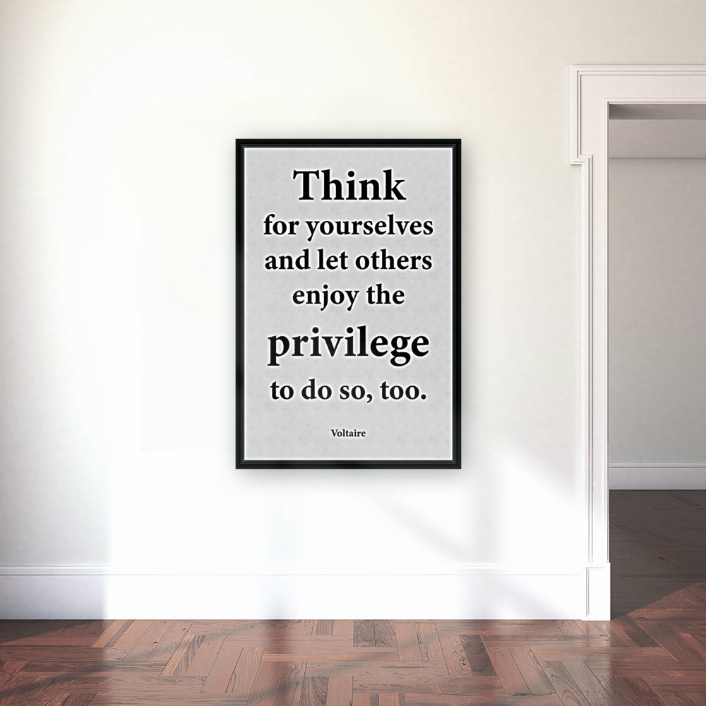 Think for Yourselves Reproduction