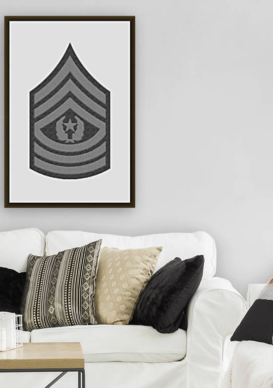 Command Sergeant Major by Scripture on the Walls