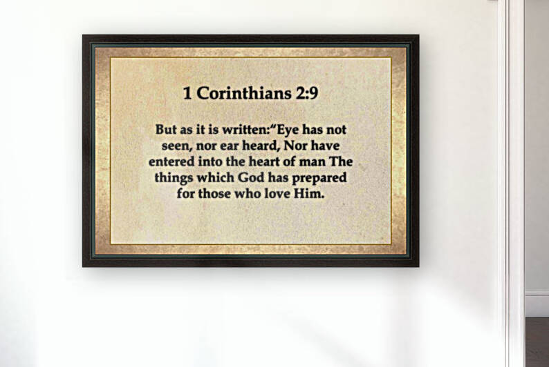 1 Corinthians 2 9 Reproduction