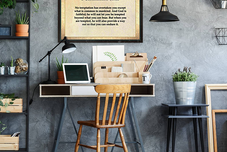 1 Corinthians 10 13 by Scripture on the Walls