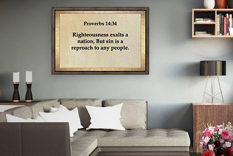 Proverbs 14 34 Reproduction