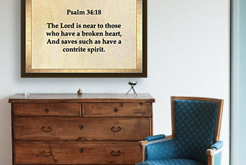 Psalm 34 18 Reproduction