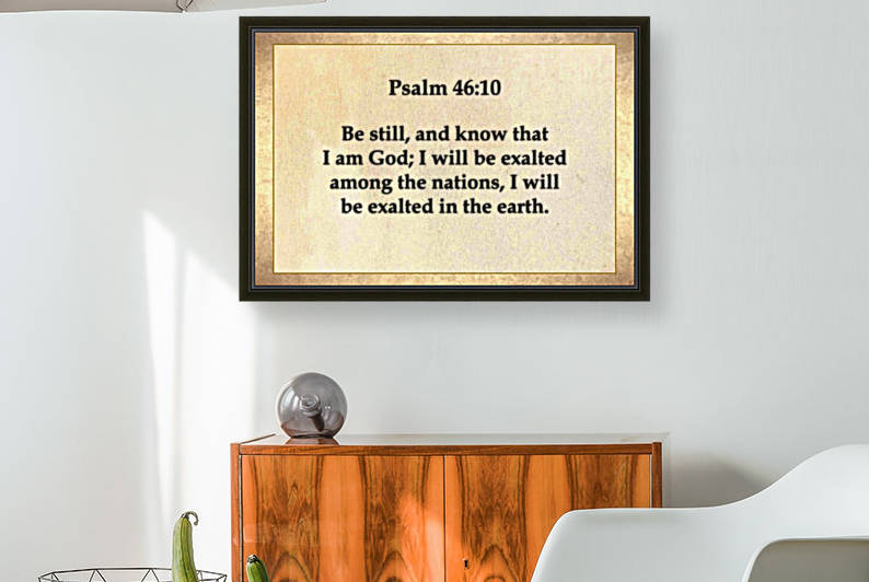 Psalm 46 10 Reproduction