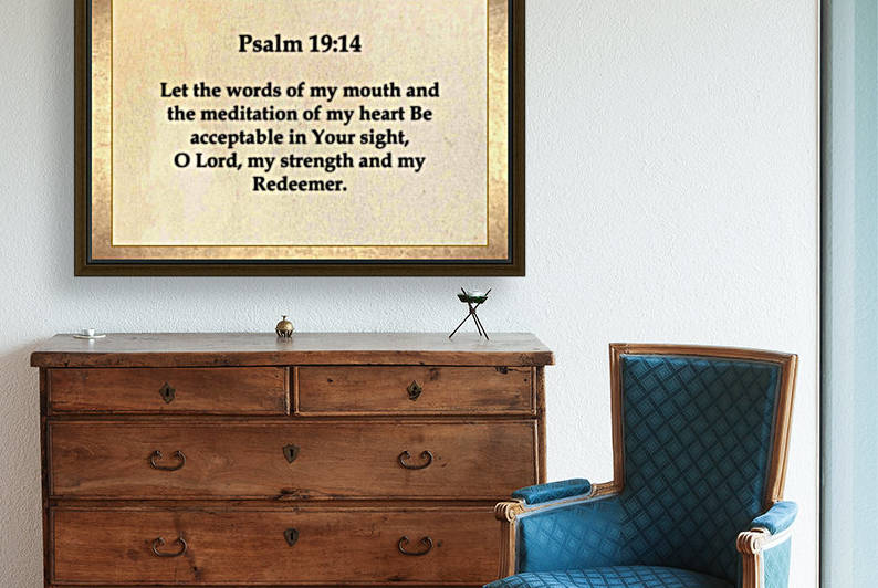 Psalm 19 14 Reproduction