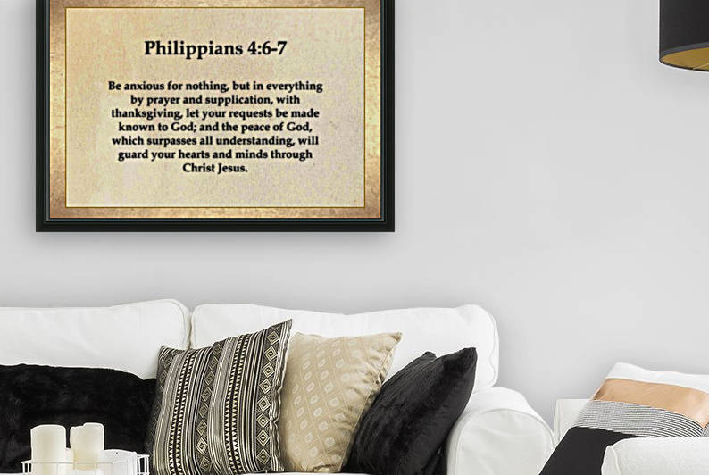 Philippians 4 6 7 by Scripture on the Walls