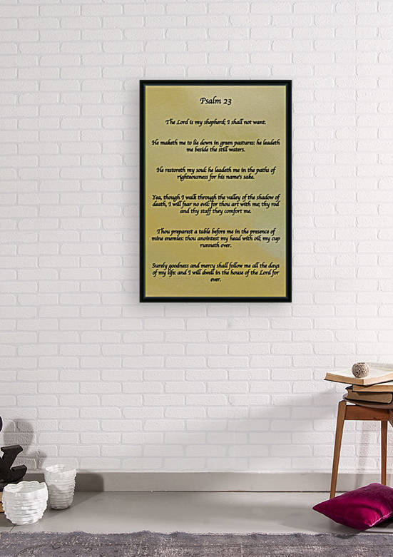 Psalm 23 P by Scripture on the Walls