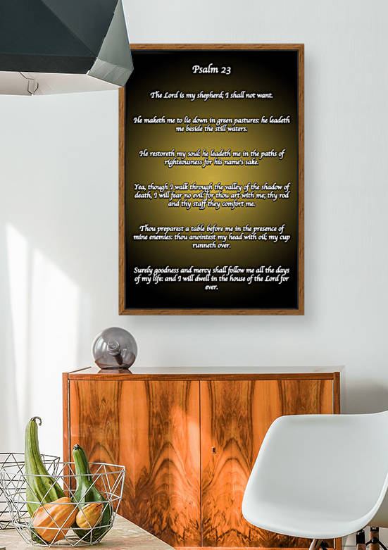 Psalm 23 BG by Scripture on the Walls