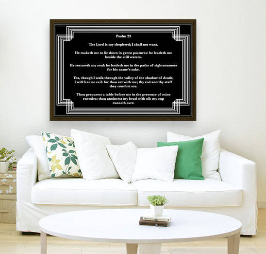 Psalm 23 2BW Reproduction