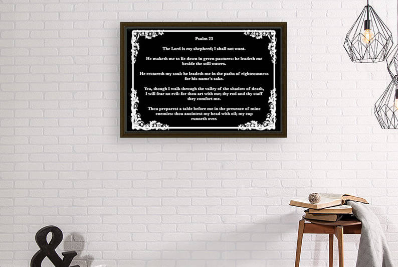 Psalm 23 9BW Reproduction
