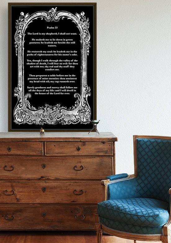 Psalm 23 7BW Reproduction