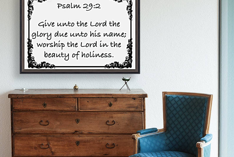 Psalm 29 2 9WB Reproduction