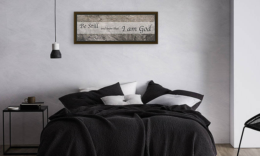 Be Still by Scripture on the Walls