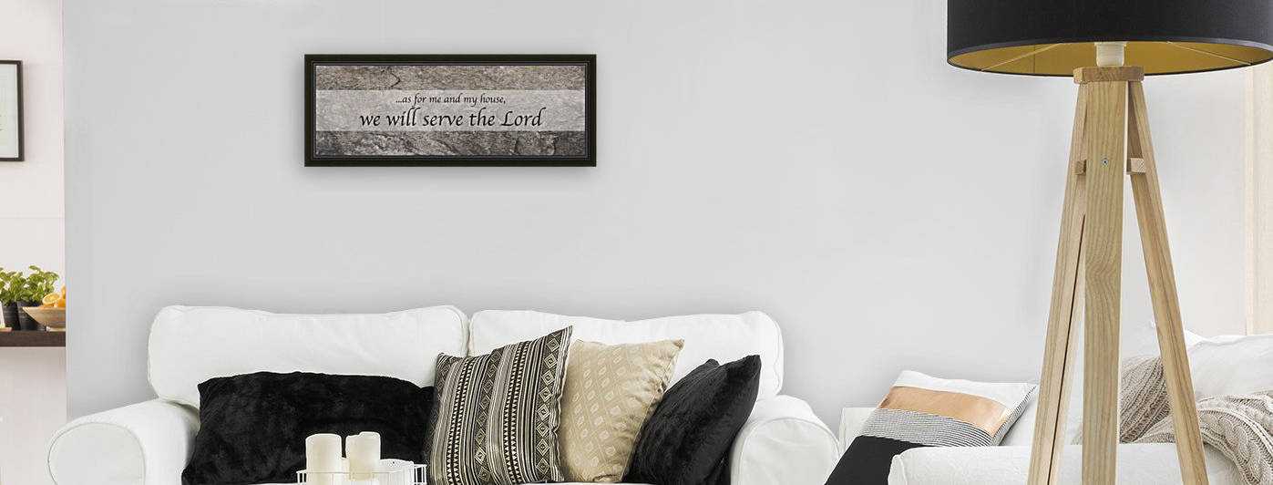 My House by Scripture on the Walls