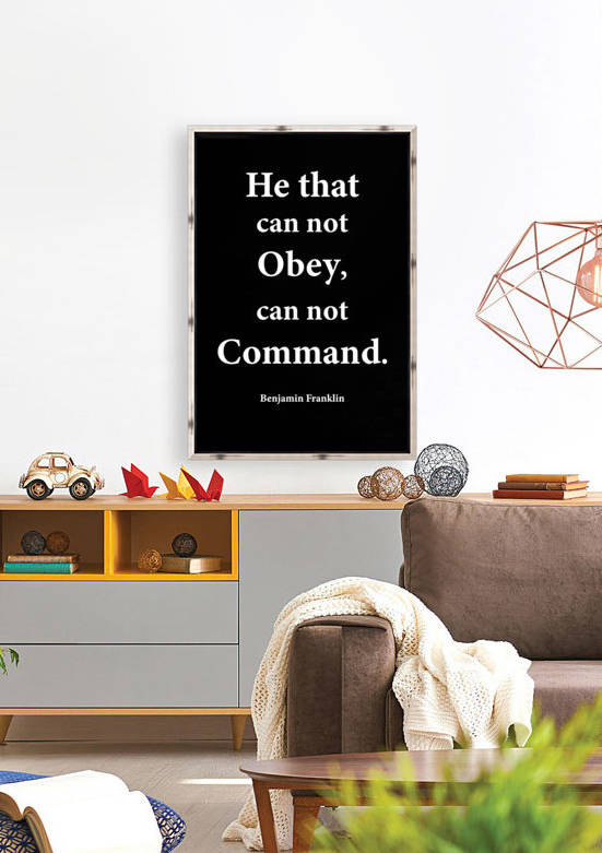 Obey and Command 2 by Scripture on the Walls