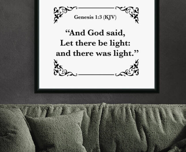 Genesis 1 3 by Scripture on the Walls