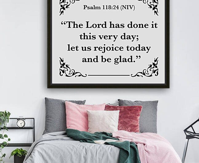 Psalm 118 24 by Scripture on the Walls