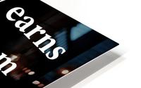 He Only Earns 2 HD Metal print