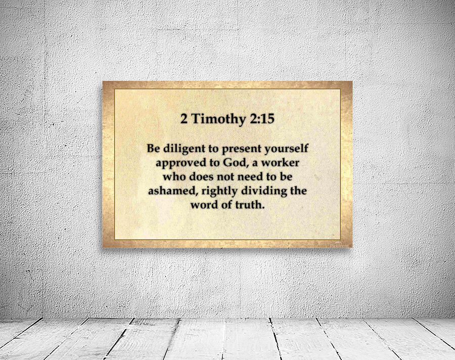 2 Timothy 2 15 Wall Preview