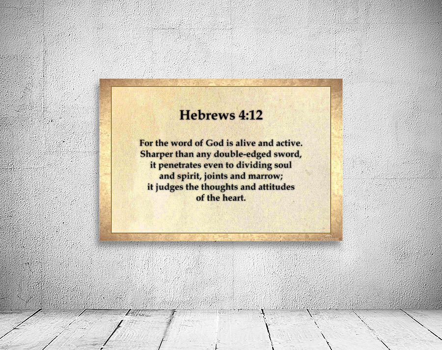 Hebrews 4 12 Wall Preview