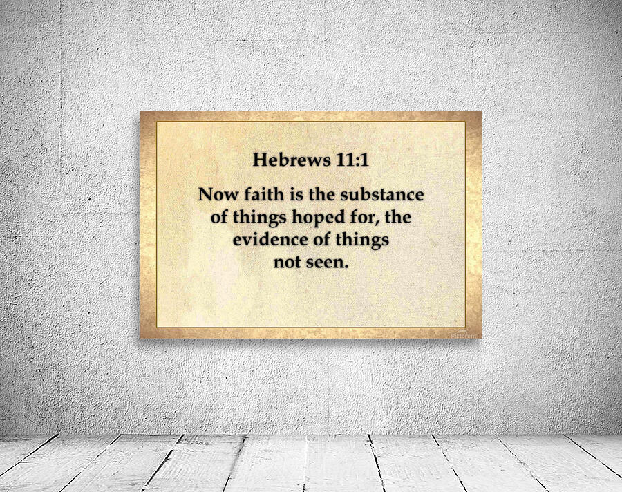 Hebrews 11 1 Wall Preview