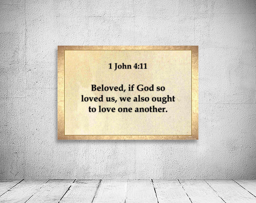 1 John 4 11 Wall Preview