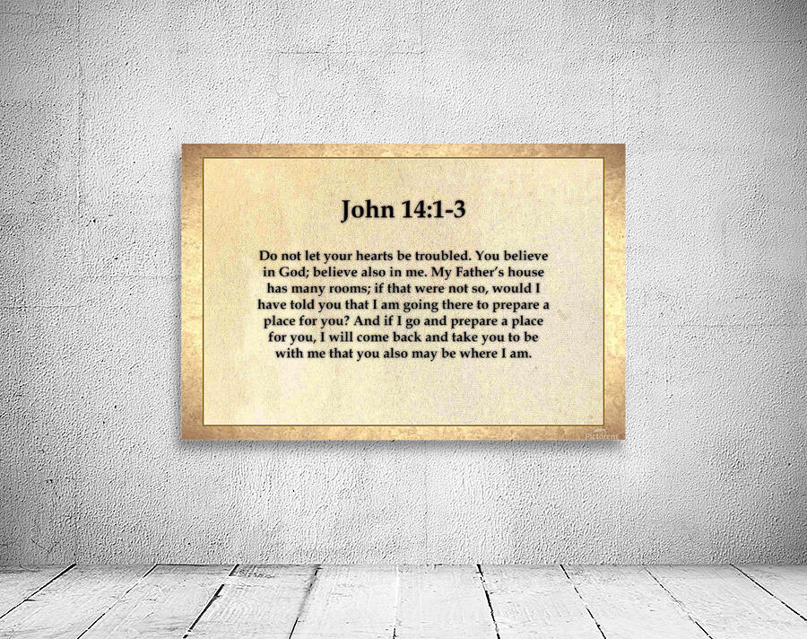John 14 1 3 Wall Preview