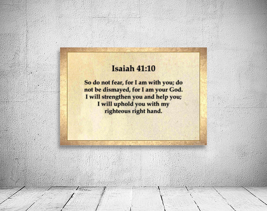 Isaiah 41 10 Wall Preview
