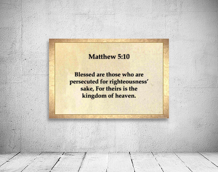 Matthew 5 10 Wall Preview