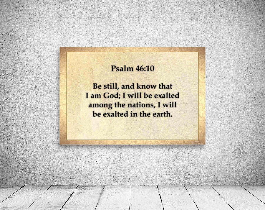 Psalm 46 10 Wall Preview