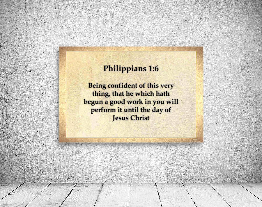 Philippians 1 6 Wall Preview
