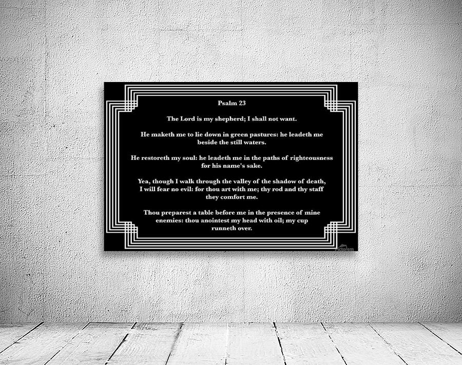 Psalm 23 2BW Wall Preview