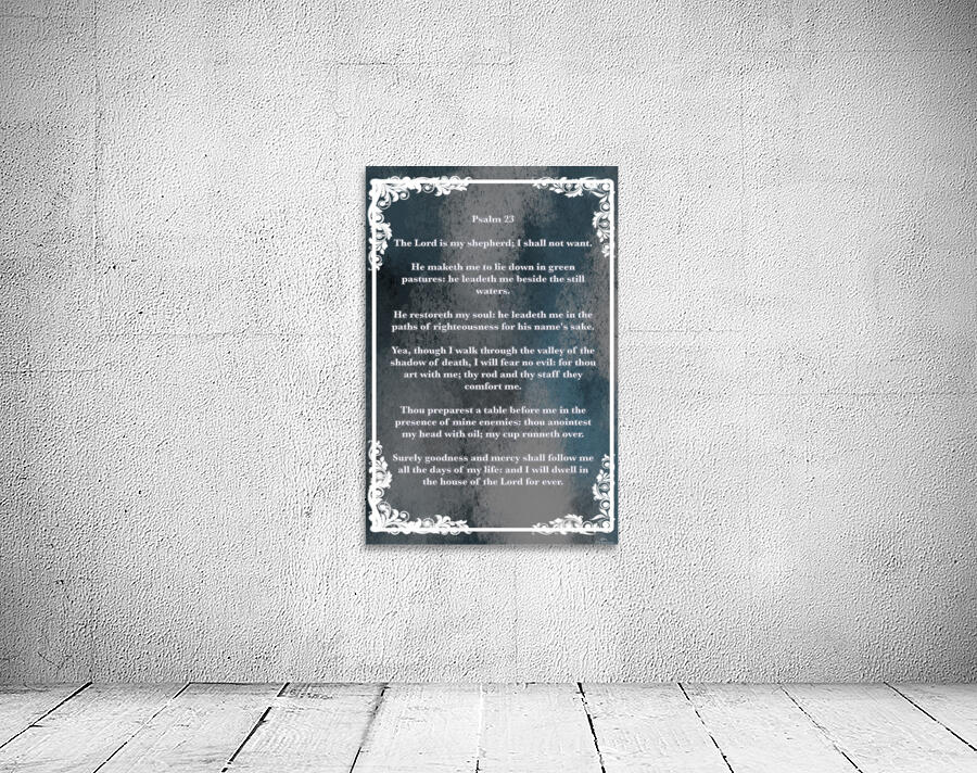 Psalm 23 8CH Wall Preview