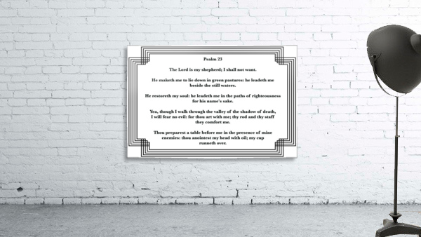 Psalm 23 2WB Wall Preview