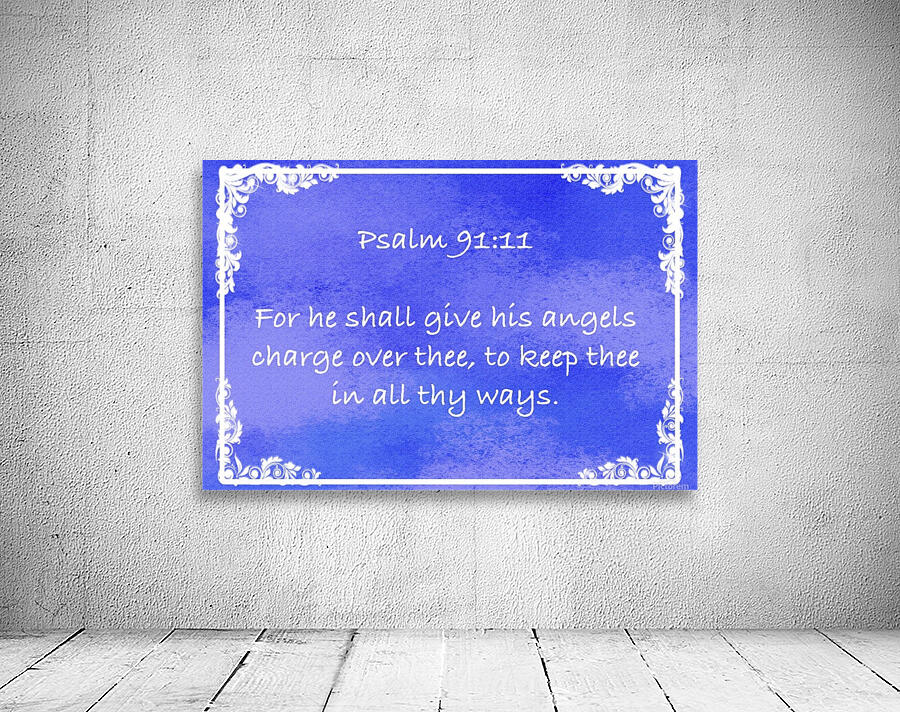 Psalm 91 11 8BL Wall Preview