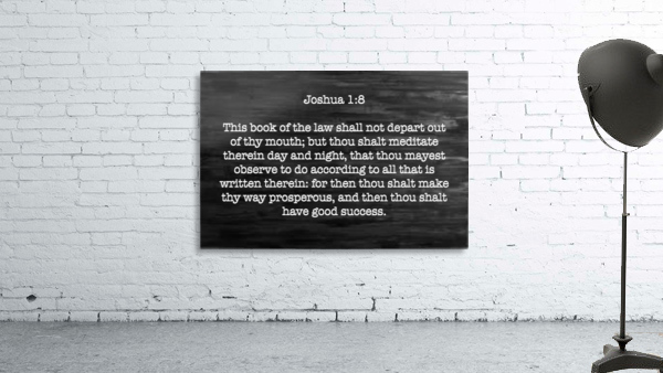 Joshua 1 8 WD4 Wall Preview