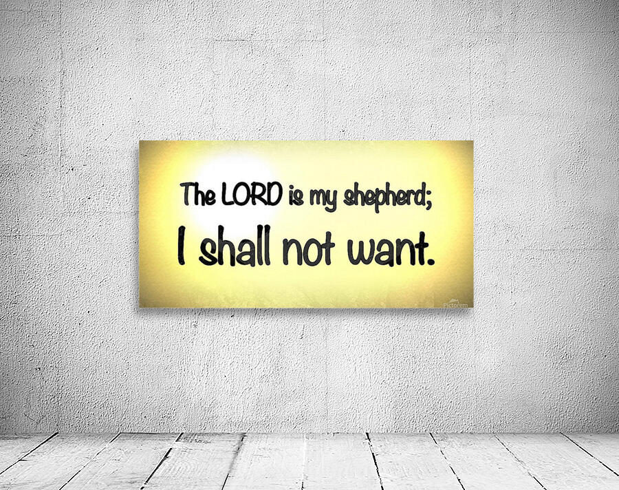Psalm 23 1 Wall Preview