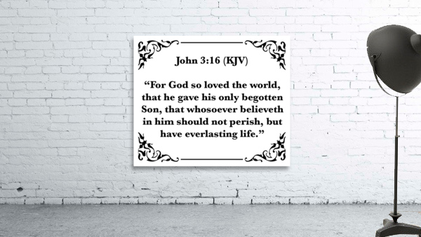John 3 16 Wall Preview