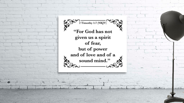 2 Timothy 1 7 Wall Preview