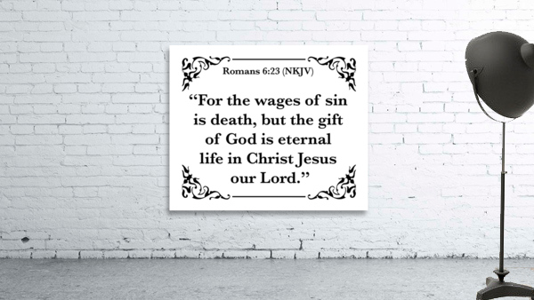 Romans 6 23 Wall Preview